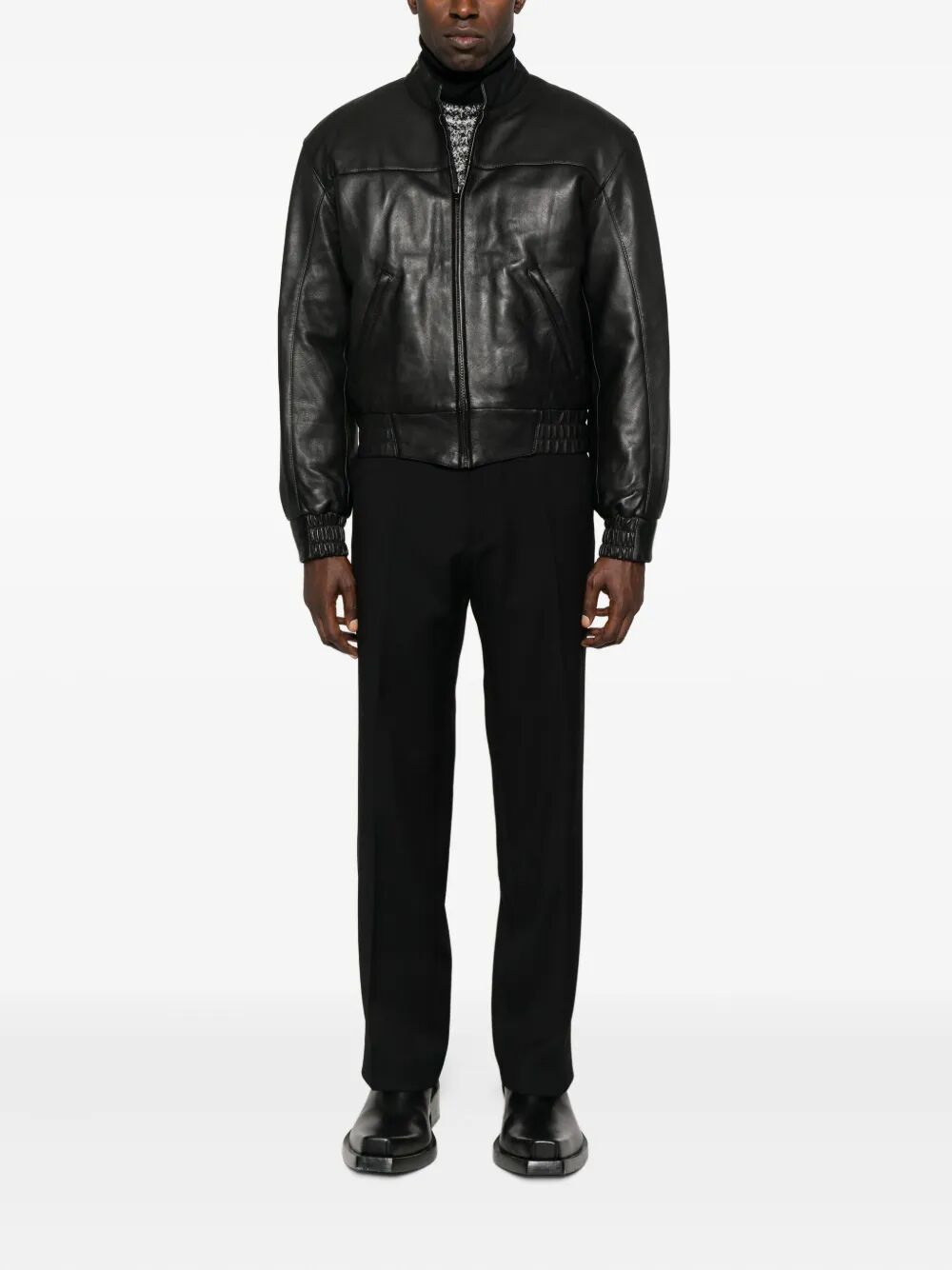 Giacca "Polo" In Pelle