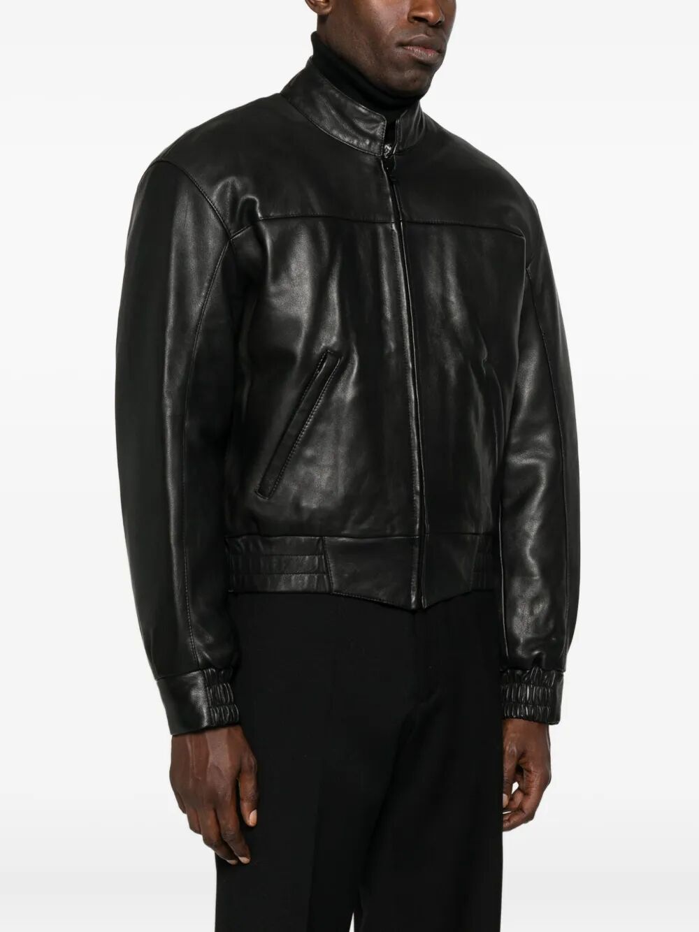 Giacca "Polo" In Pelle