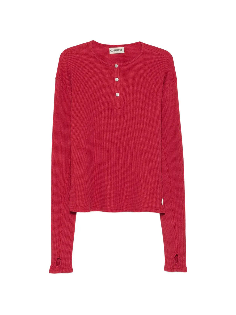 "Lis Henley" Long Sleeve Tee