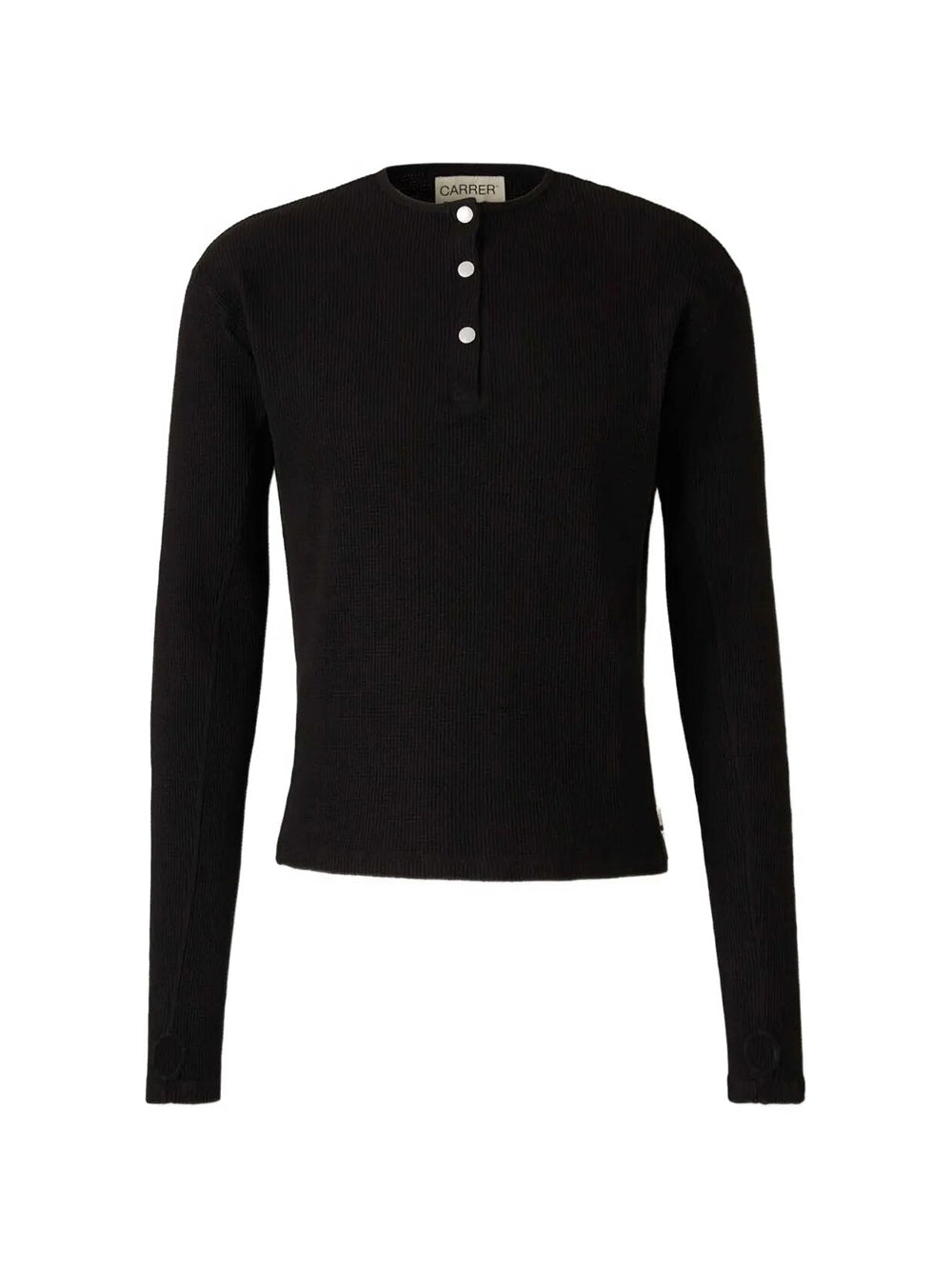 "Lis Henley" Long Sleeve Tee