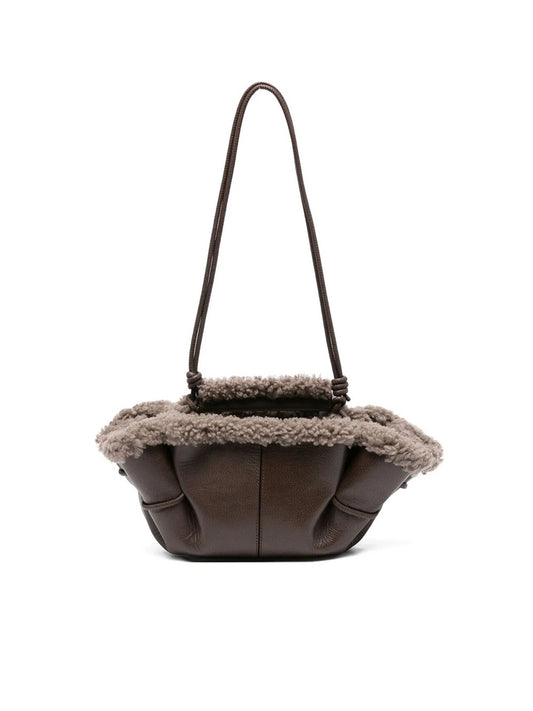 Borsa "Arta Mini Curly Shearling Trims"