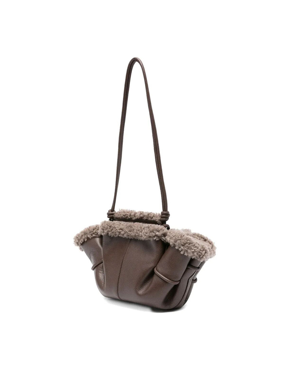 Borsa "Arta Mini Curly Shearling Trims"