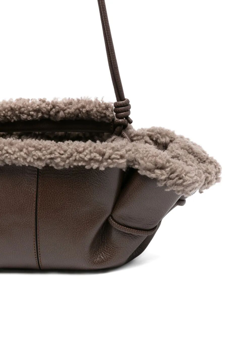 Borsa "Arta Mini Curly Shearling Trims"