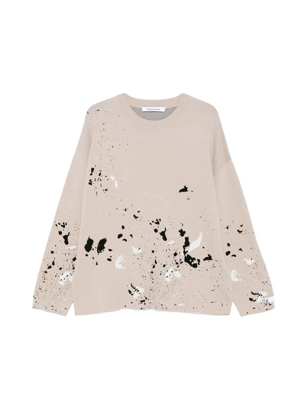 Maglia A Maniche Lunghe "Jacquard Splash"