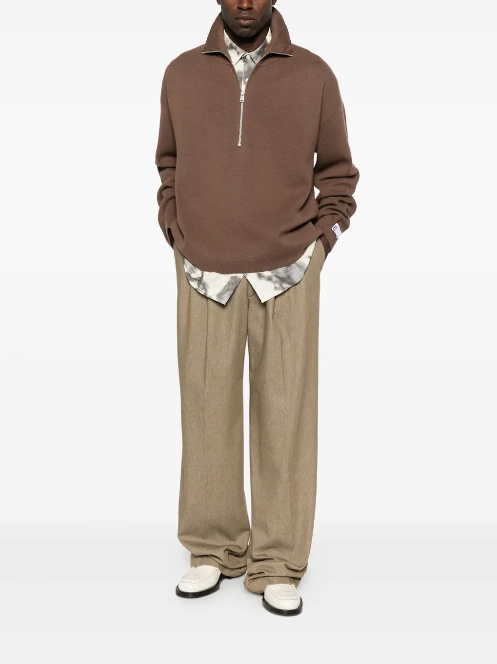 "Milano Half Zip" Sweater