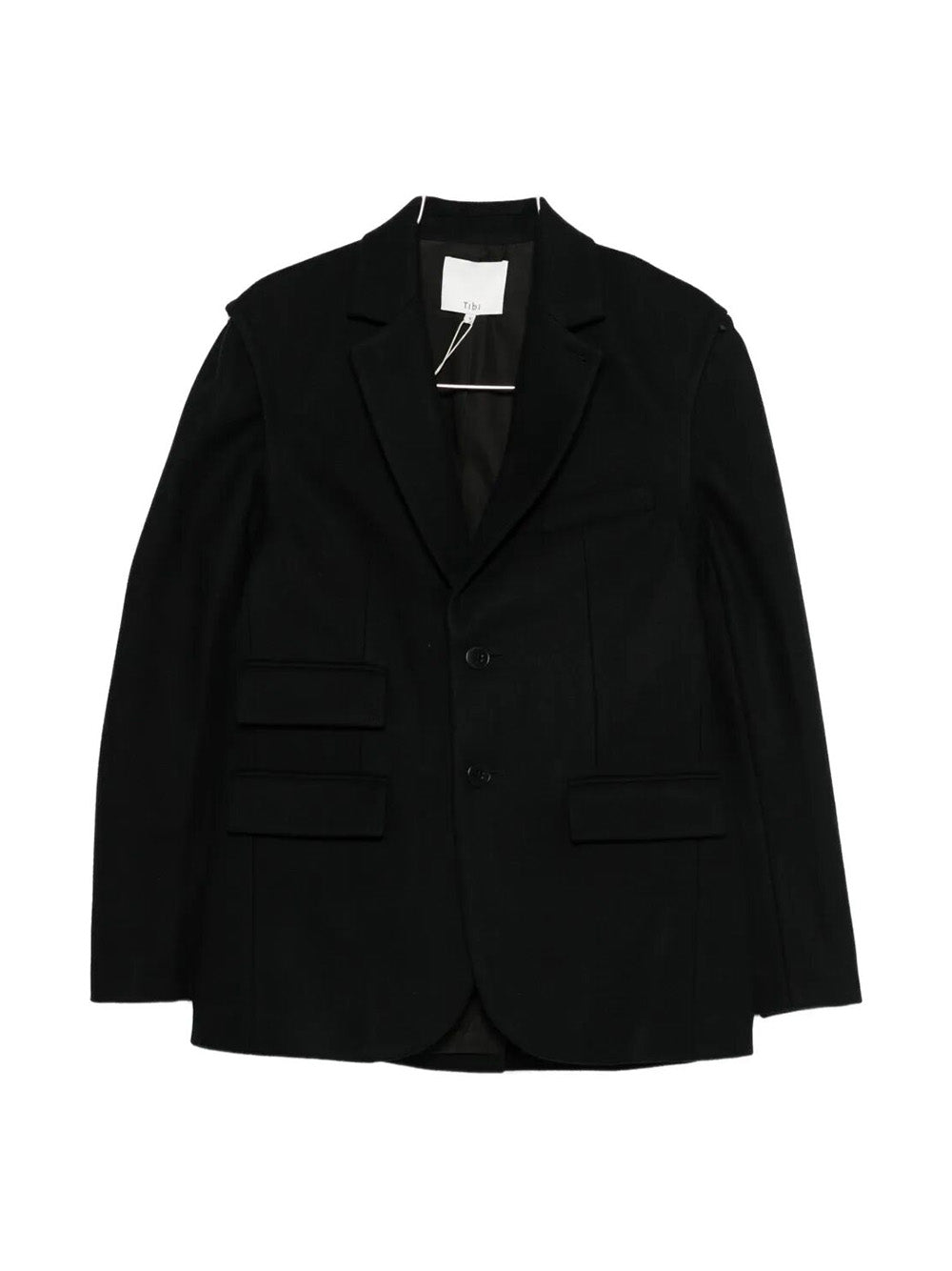 "Bonded Recycled Felted Wool Convertible" Blazer