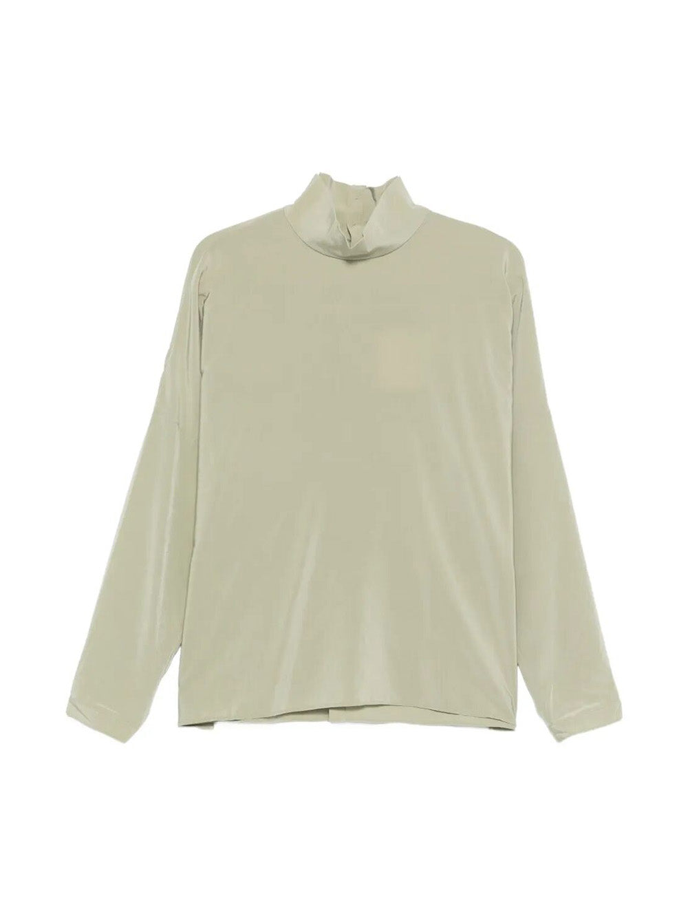 Top " Relaxed Suiting Funnel Neck Dolman Sleeve"