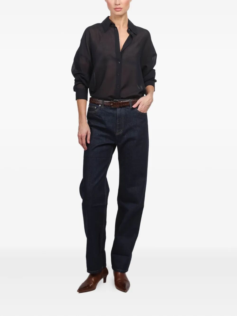 Camicia "Sheer Wool Gauze Oversized"