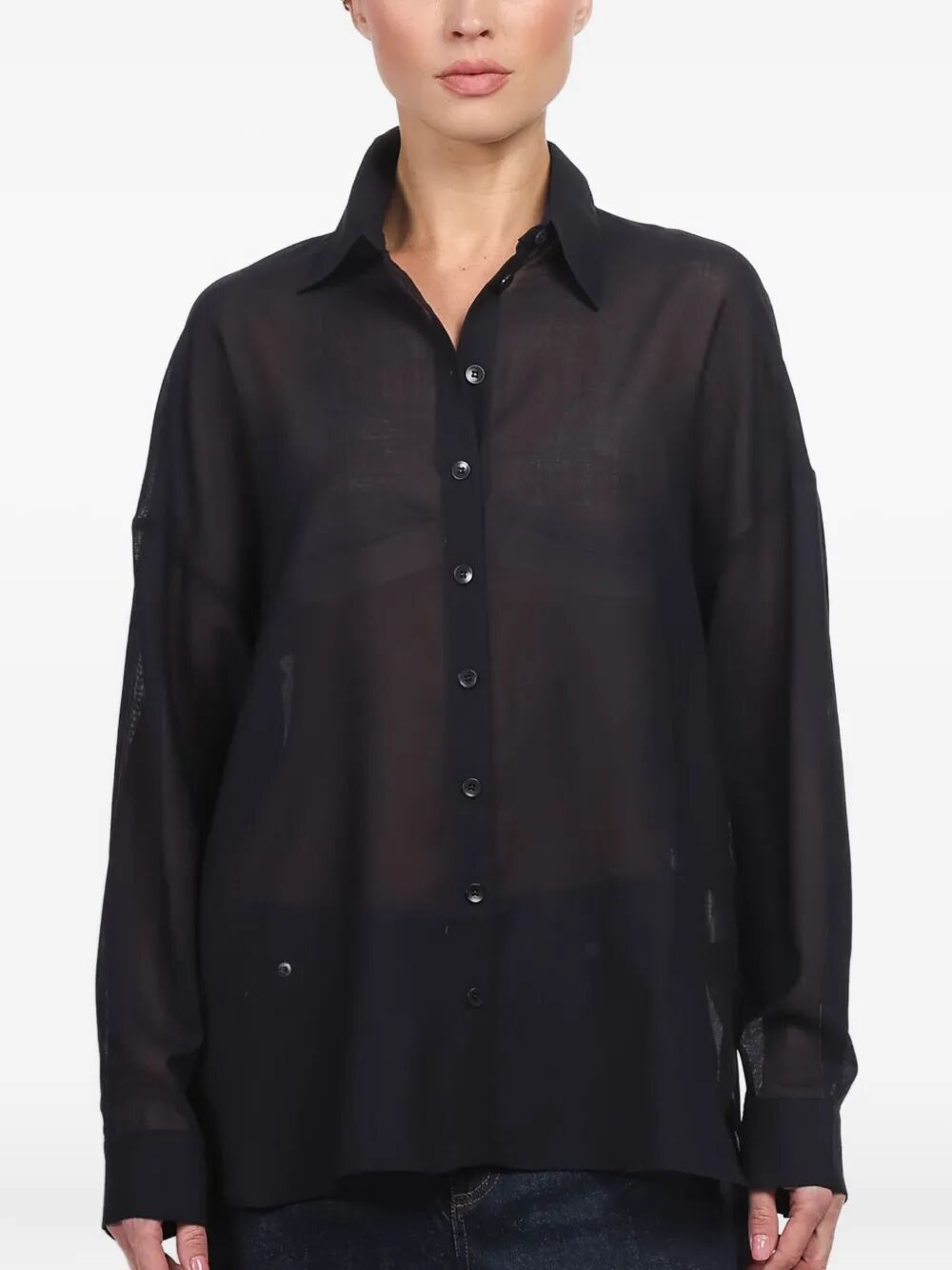 Camicia "Sheer Wool Gauze Oversized"