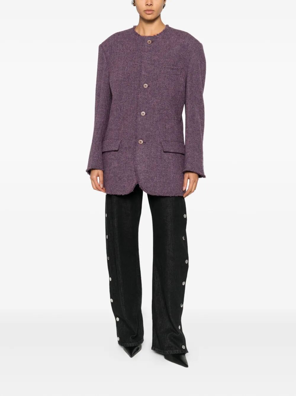 "Acid" Tweed Roundneck