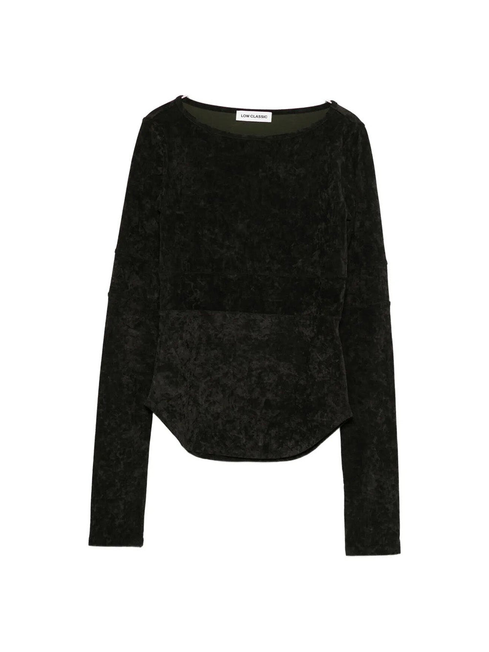 Top "Velvet Corset Point Sleeve"