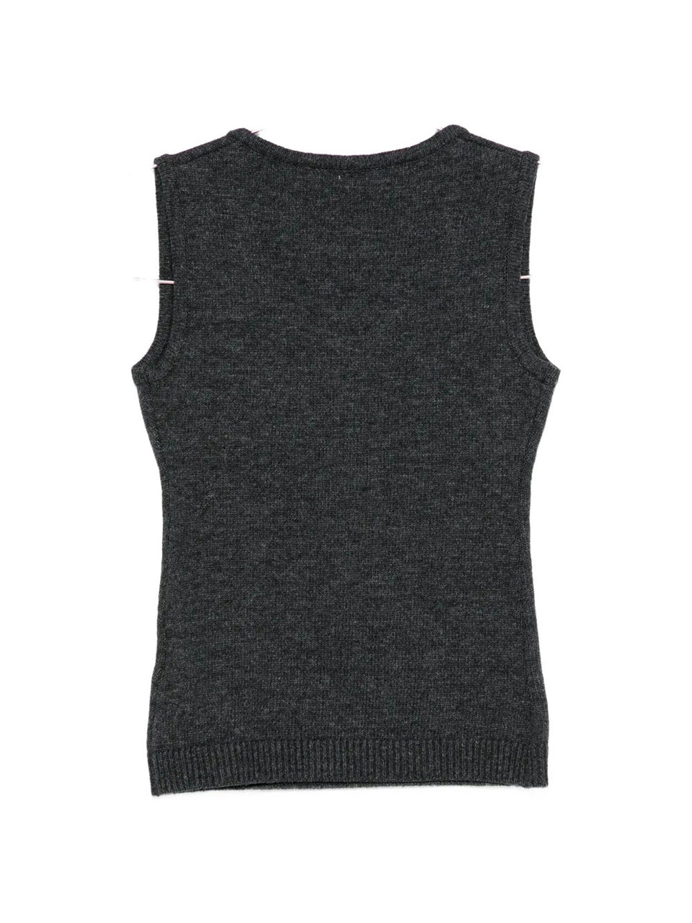 "Lace Up Knitted" Vest