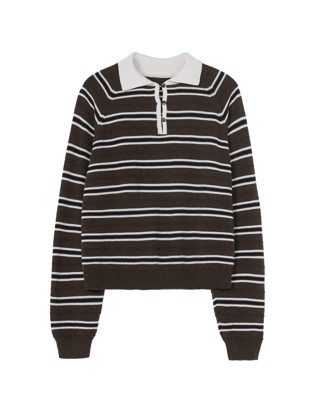 "Merino Wool Striped" Polo