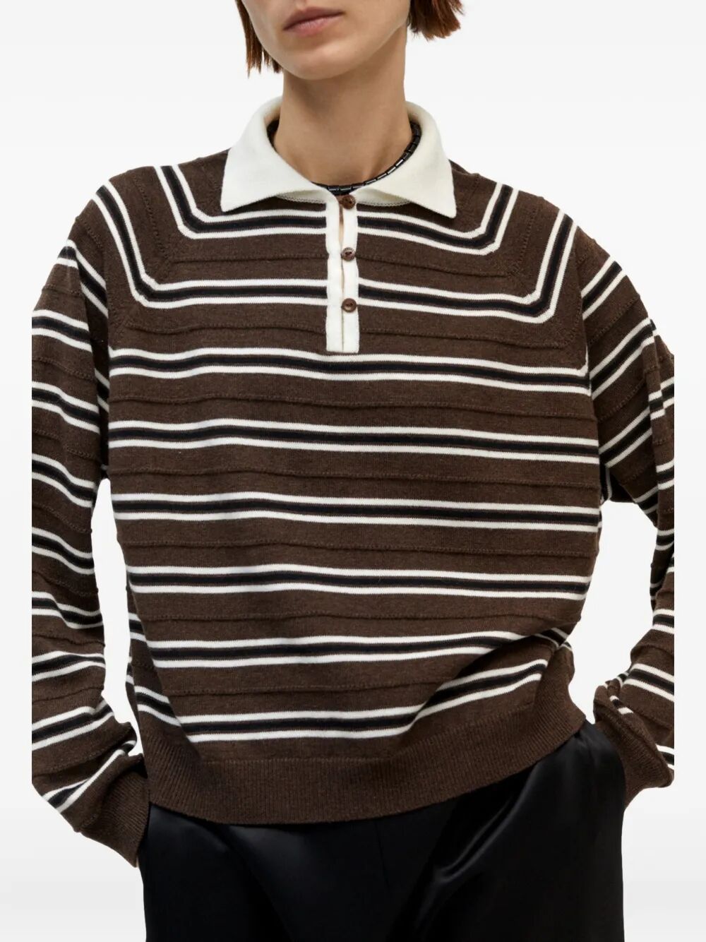 Maglia Polo "Merino Wool Striped"