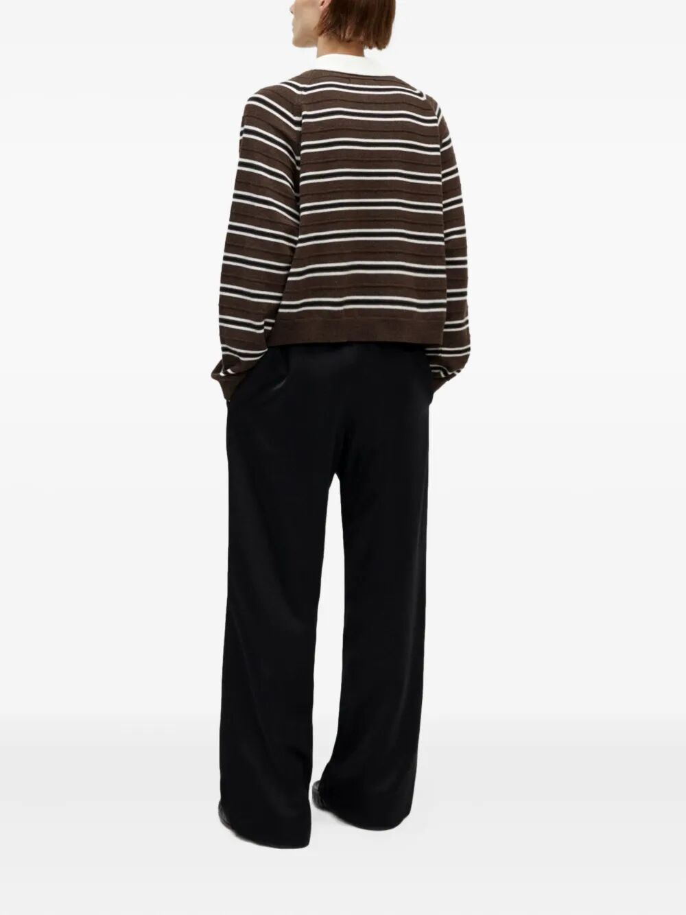 Maglia Polo "Merino Wool Striped"