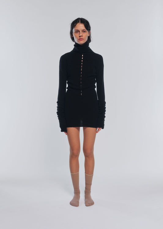 "The Not So Sartre" Turtleneck Dress