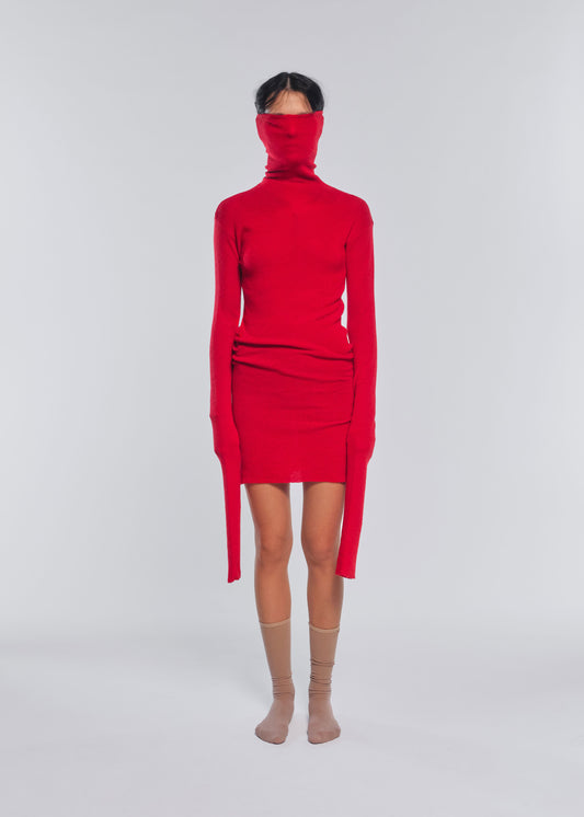 "The Not So Sartre" Turtleneck Dress
