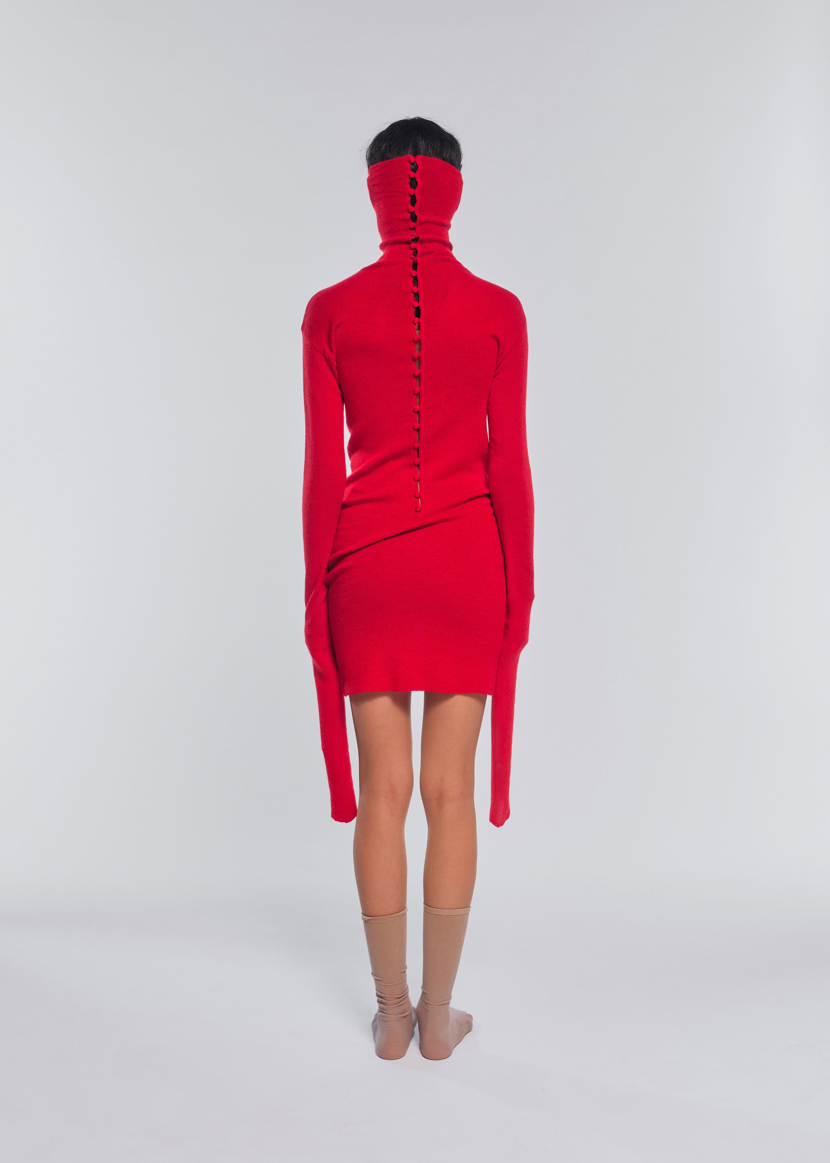 "The Not So Sartre" Turtleneck Dress