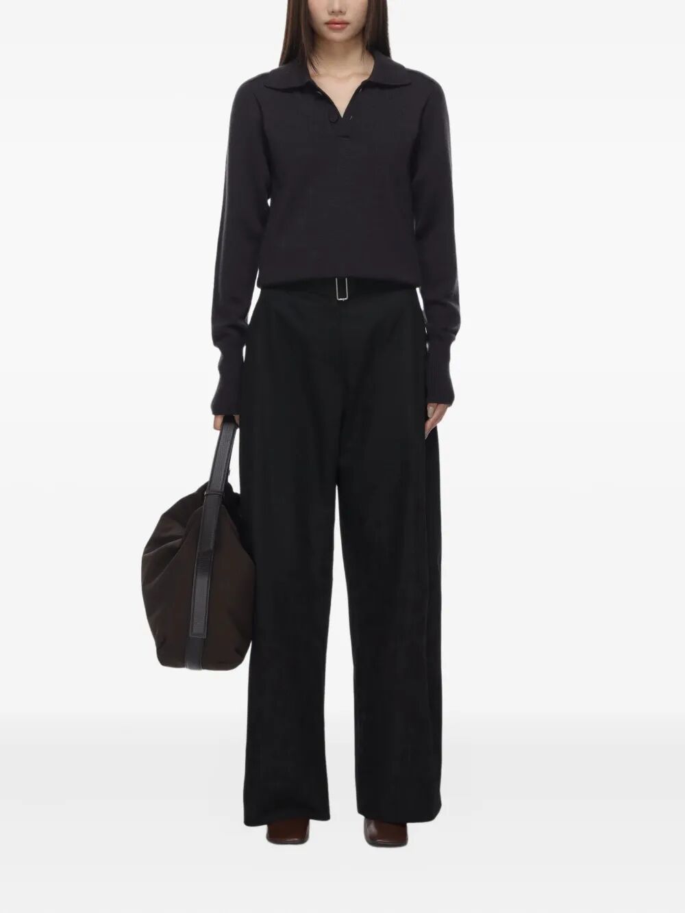 Pantaloni "Belted Round Leg"