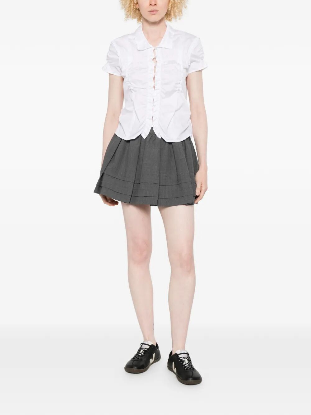 Camica A Maniche Corte "Wrinkle"