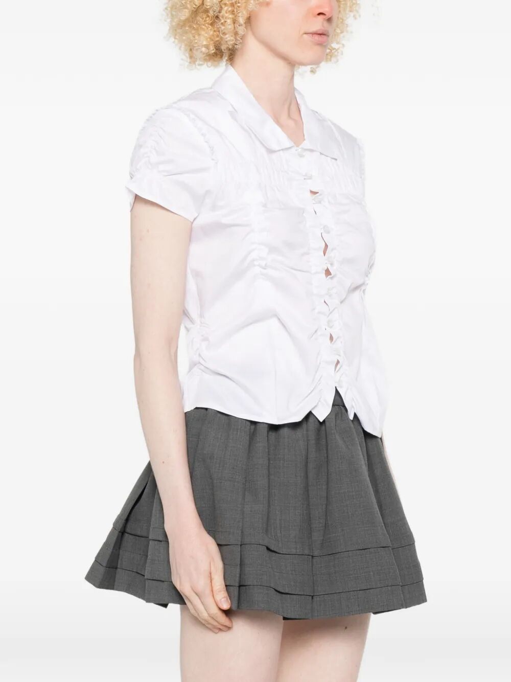 Camica A Maniche Corte "Wrinkle"