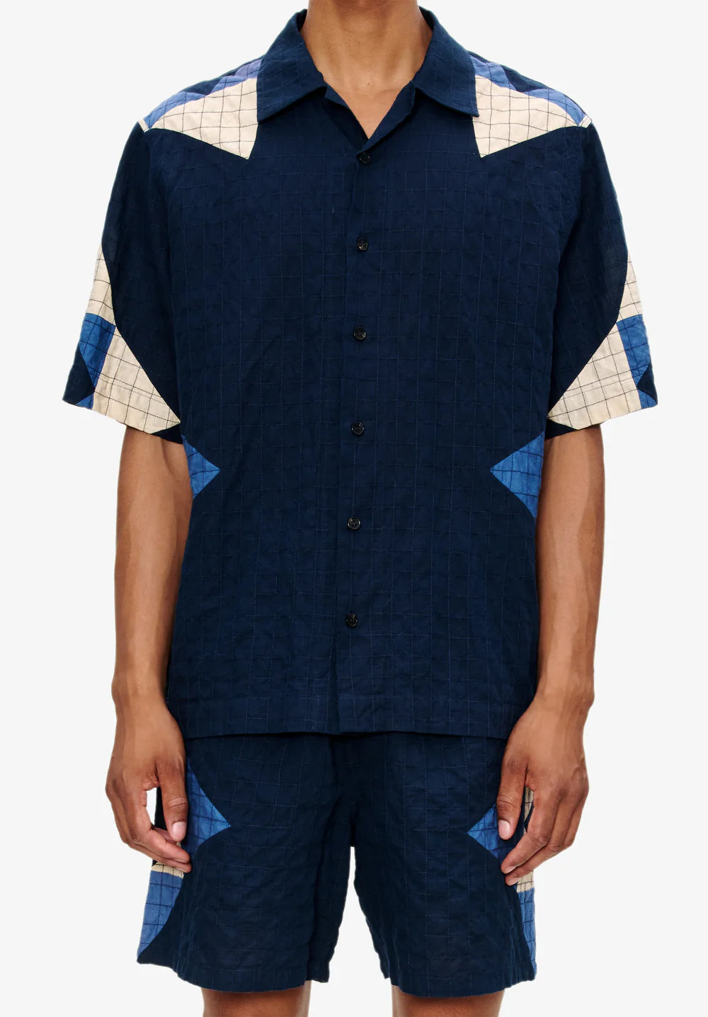 "Patchwork Chemise" Shirt