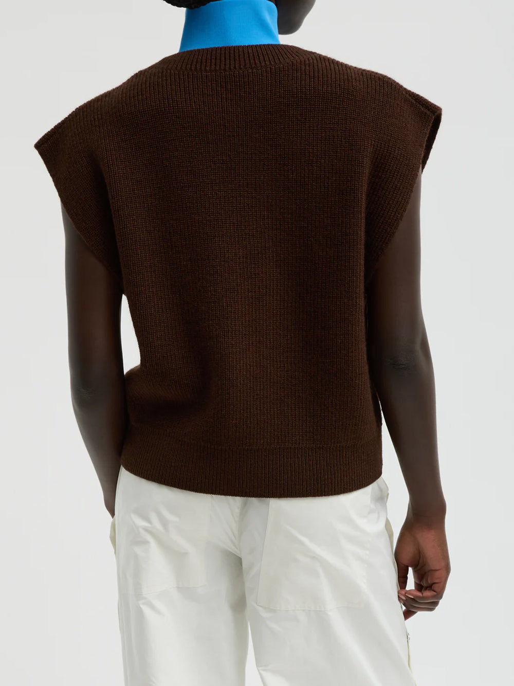 Gilet "Cardigan Stitch Sweater With Removable Dickie"