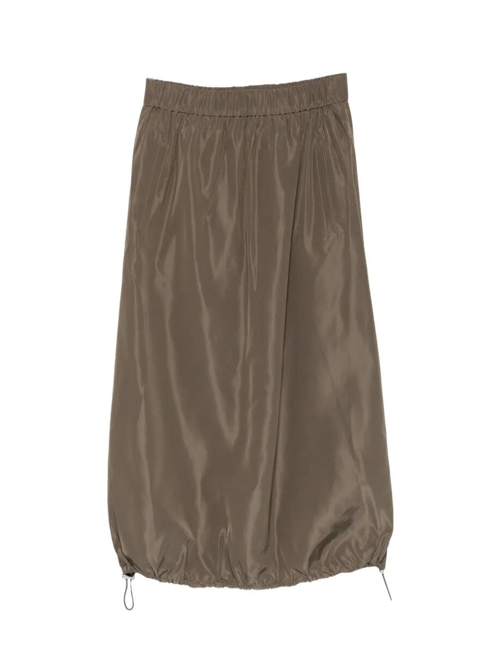 "Italian Sporty Nylon Midi Anorak" Skirt