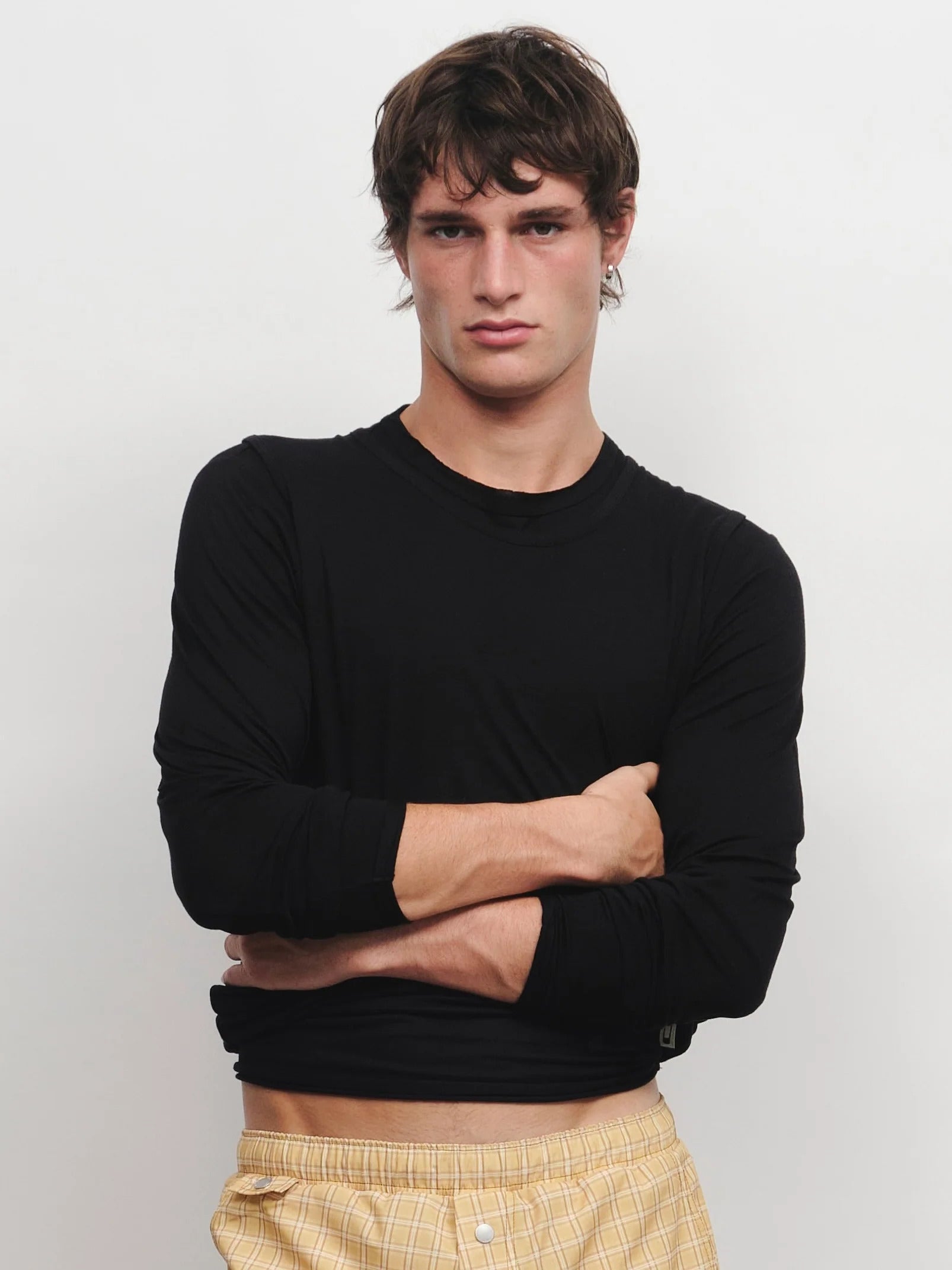 Maglia A Maniche Lunghe "Doria Double Layer"