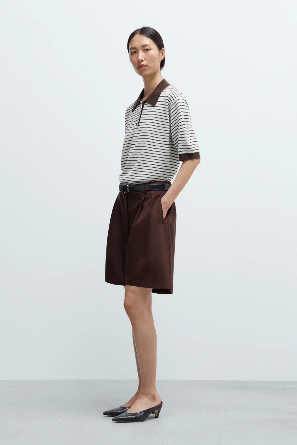 Maglia Polo "Merino Wool Striped"