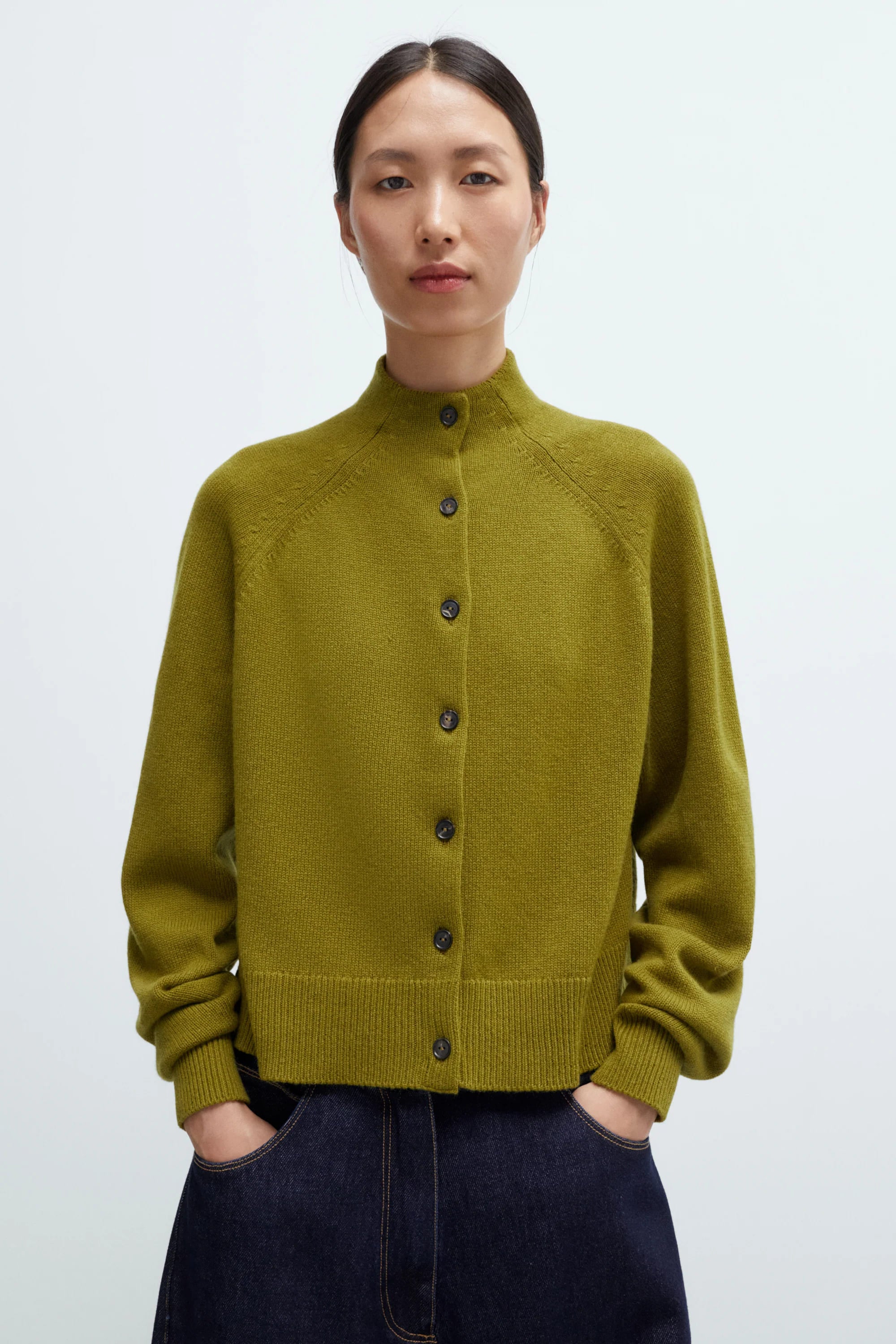 "Merino Wool Perkins" Cardigan