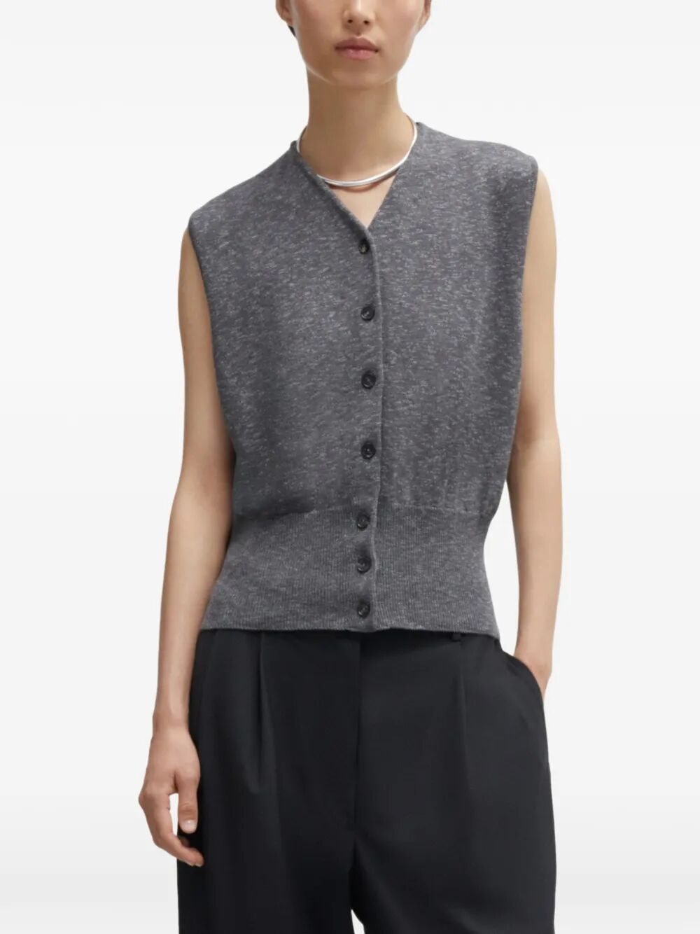 Gilet "Flecked Cotton"