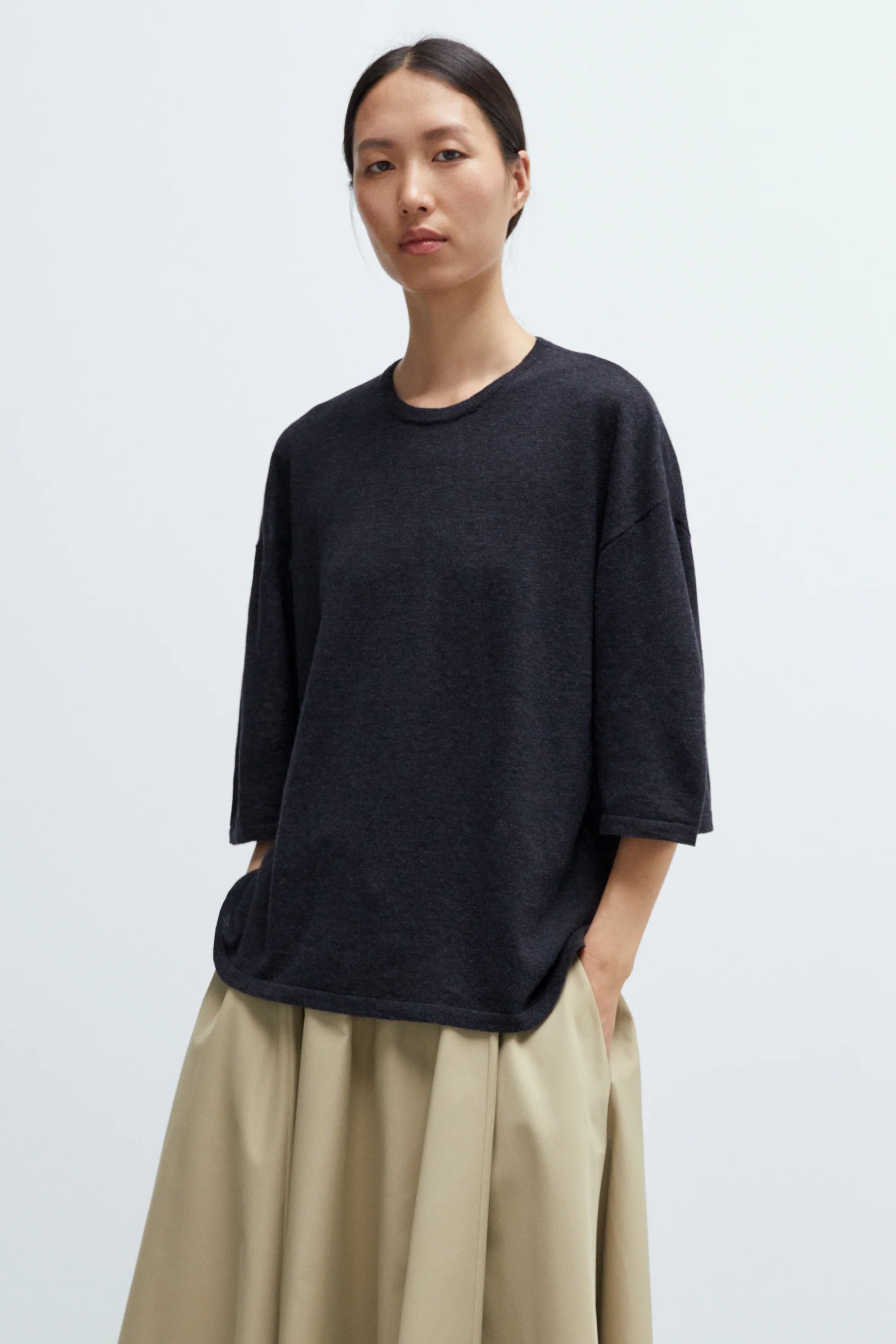 T-Shirt "Merino Wool Oversized"