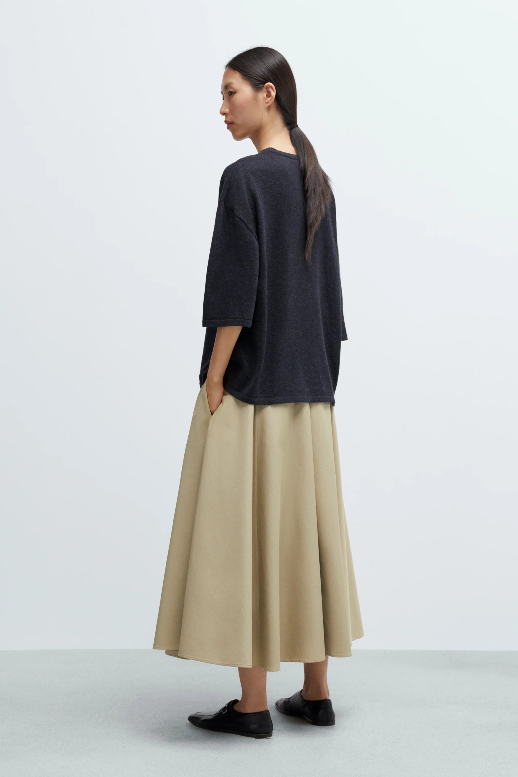 T-Shirt "Merino Wool Oversized"