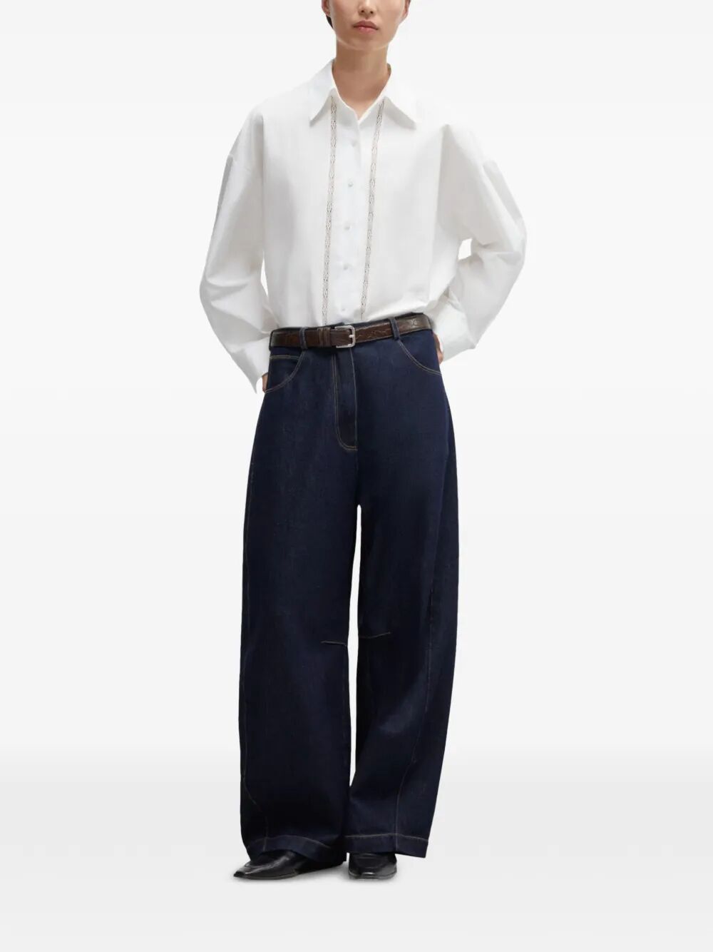 Jeans "Curved Baggy"