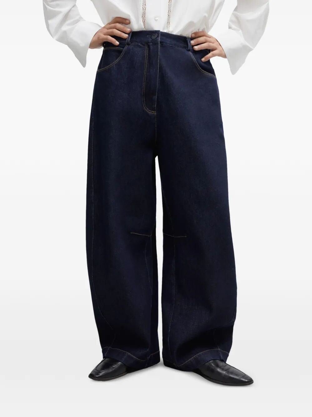 Jeans "Curved Baggy"