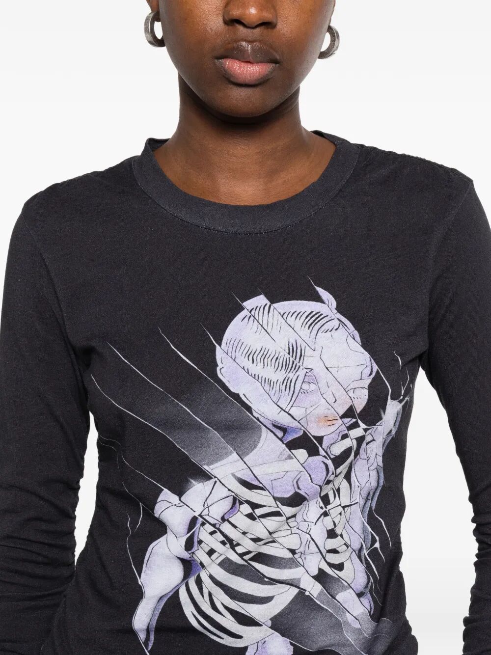 Maglia A Maniche Lunghe "Strain Slim"