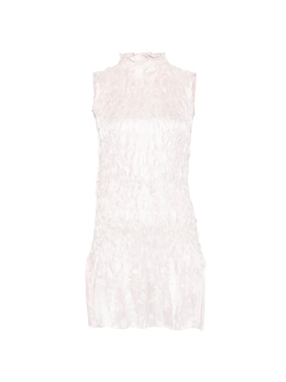 "Hand Pleated Sleeveless" Dress