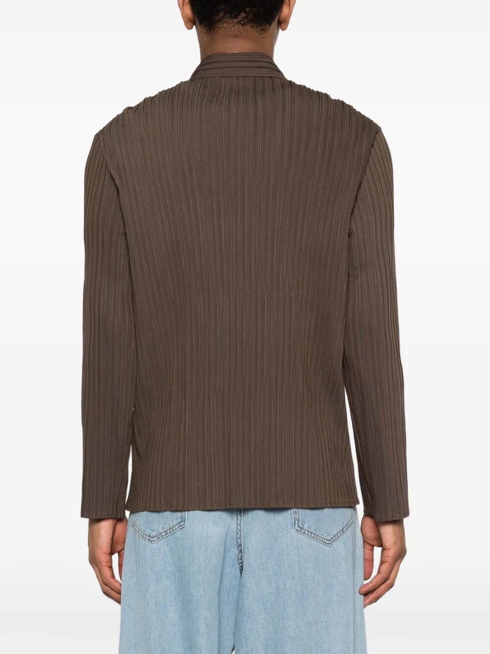 Giacca Camicia "Long Sleeve Pleated"