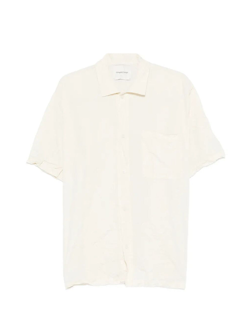 "Cotton Hand Pleated" Shirt