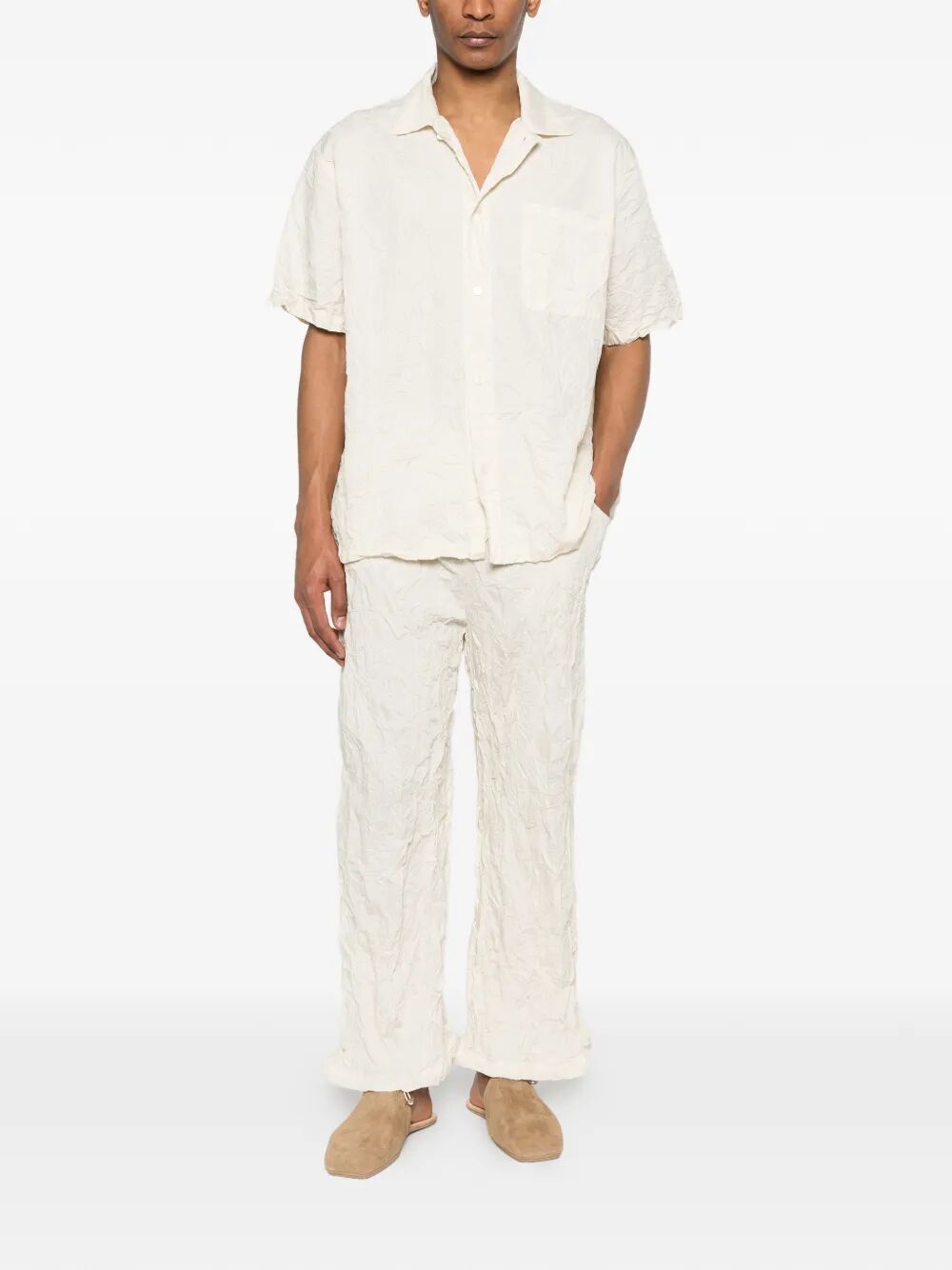 Camicia "Cotton Hand Pleated"
