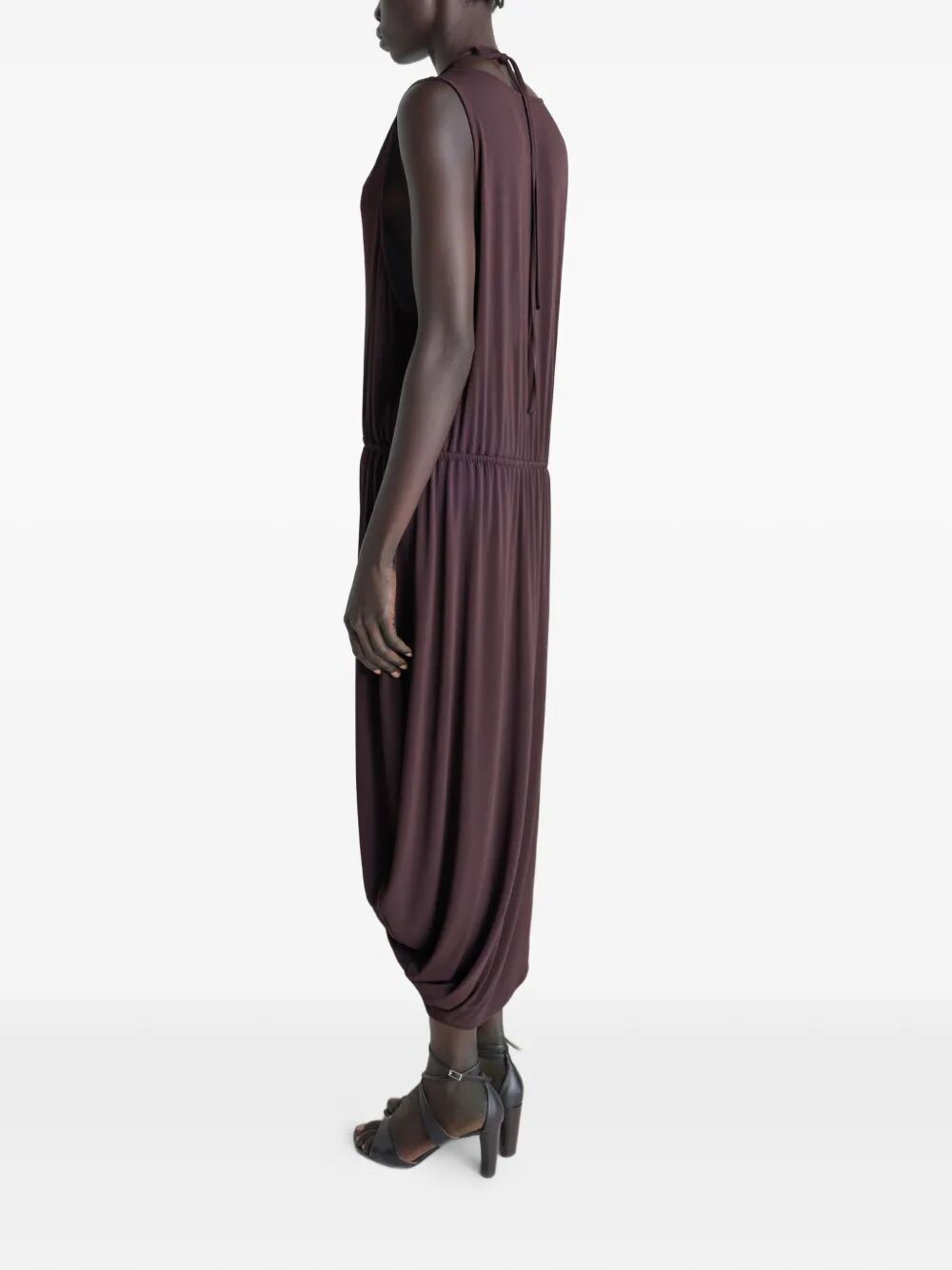 "Double Layer Drape" Dress