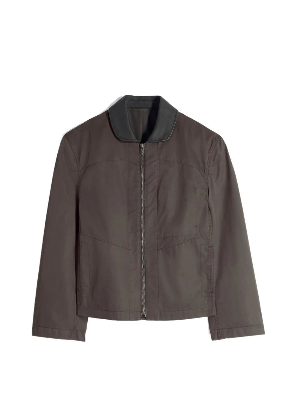 Giacca "Leather Collar"