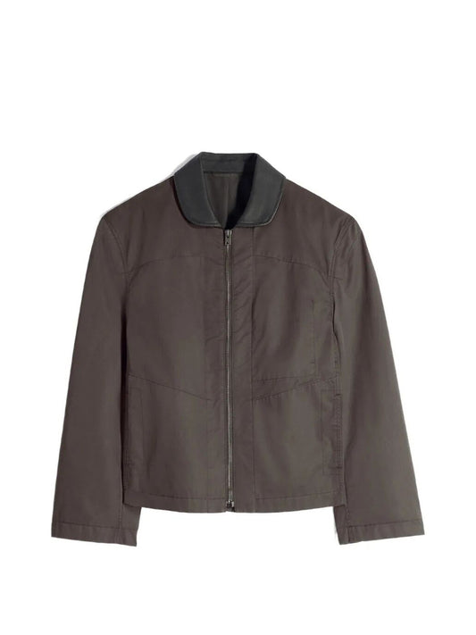 Giacca "Leather Collar"