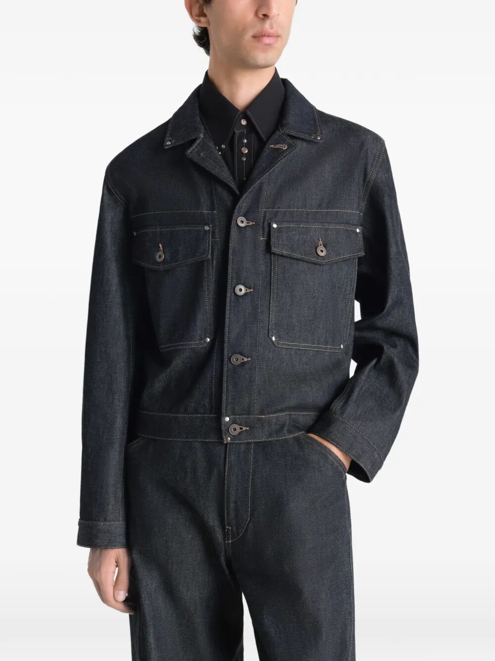 Giacca In Denim "Trucker"