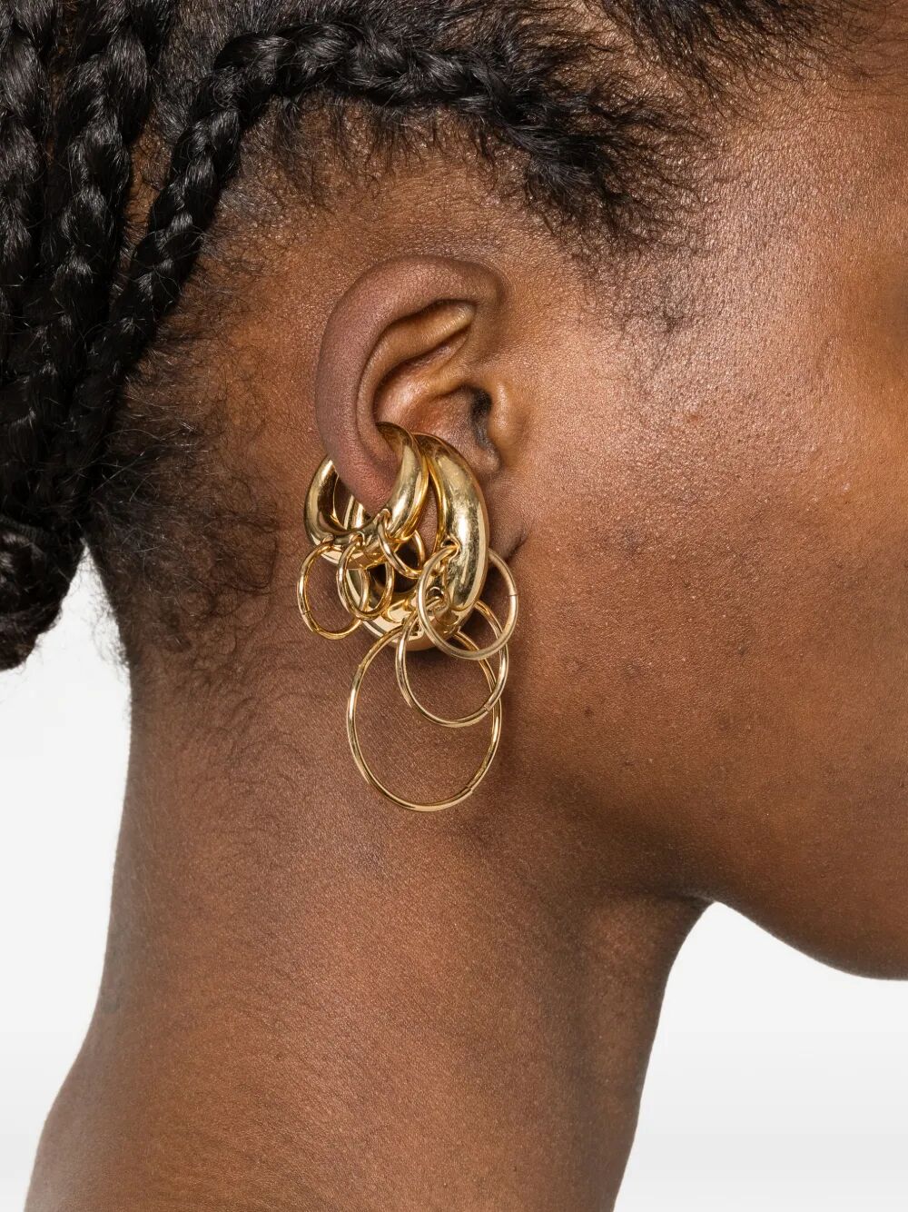 Orecchini "Pierced Circle Cuffs"