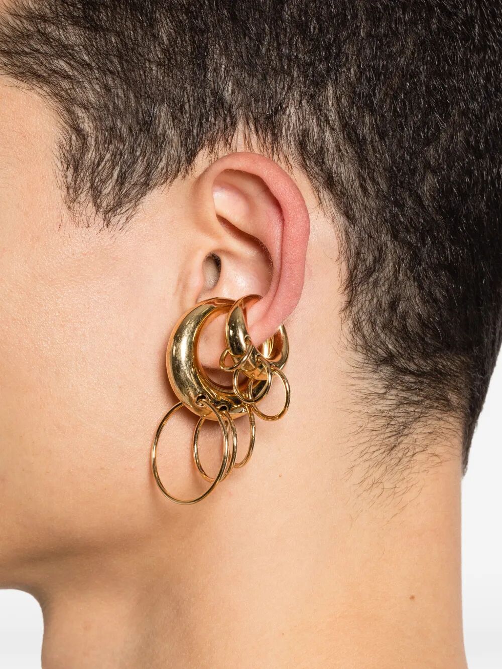 Orecchini "Pierced Circle Cuffs"
