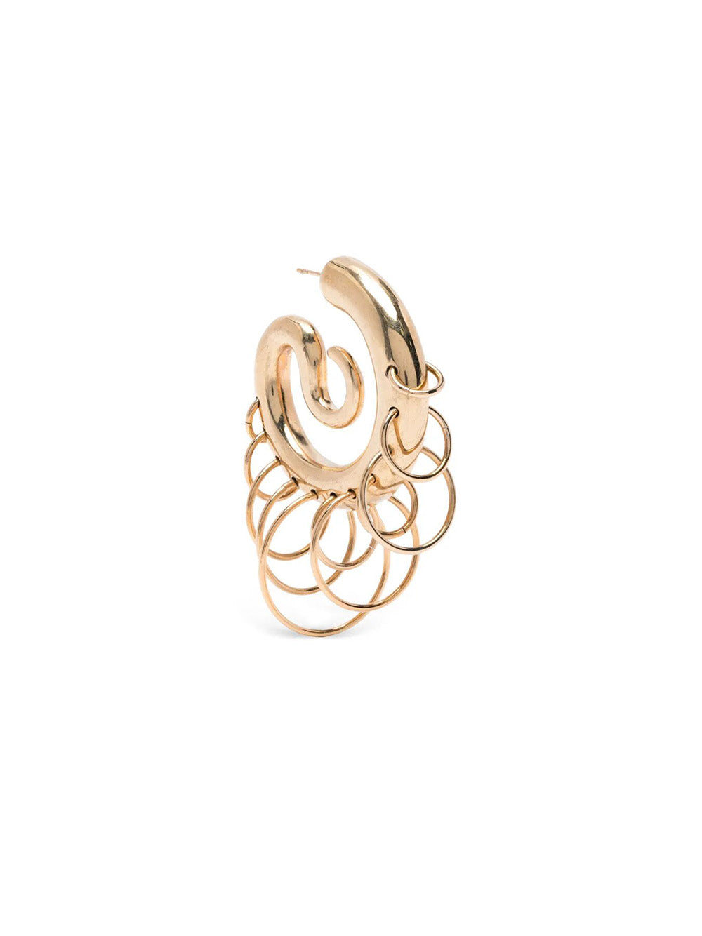 Orecchini "Pierced Serpent Hoops Medium"