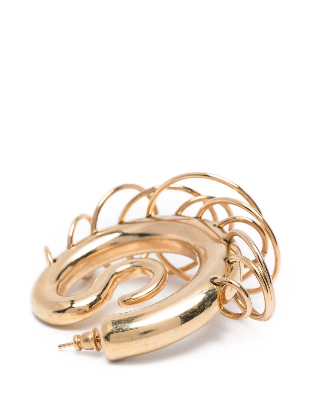 Orecchini "Pierced Serpent Hoops Medium"