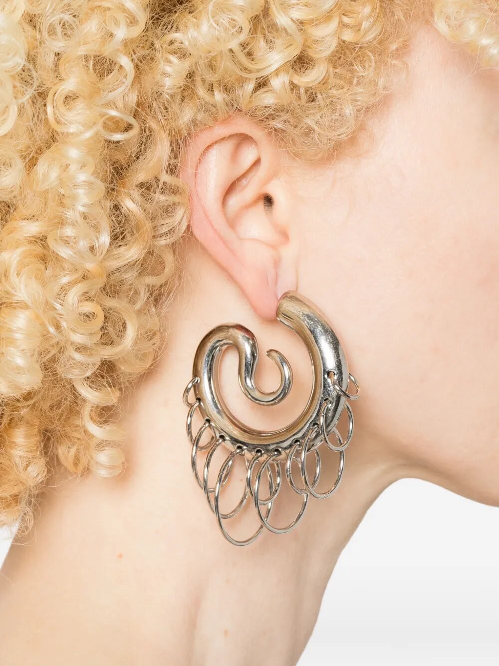 Orecchini "Pierced Serpent Hoops Medium"